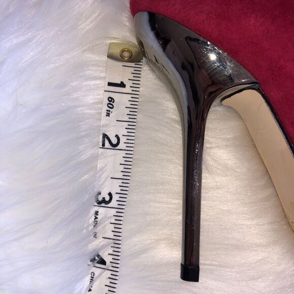 ALDO Dilger Red Suede Pointed Toe Bootie, Size 5 - Picture 6 of 7